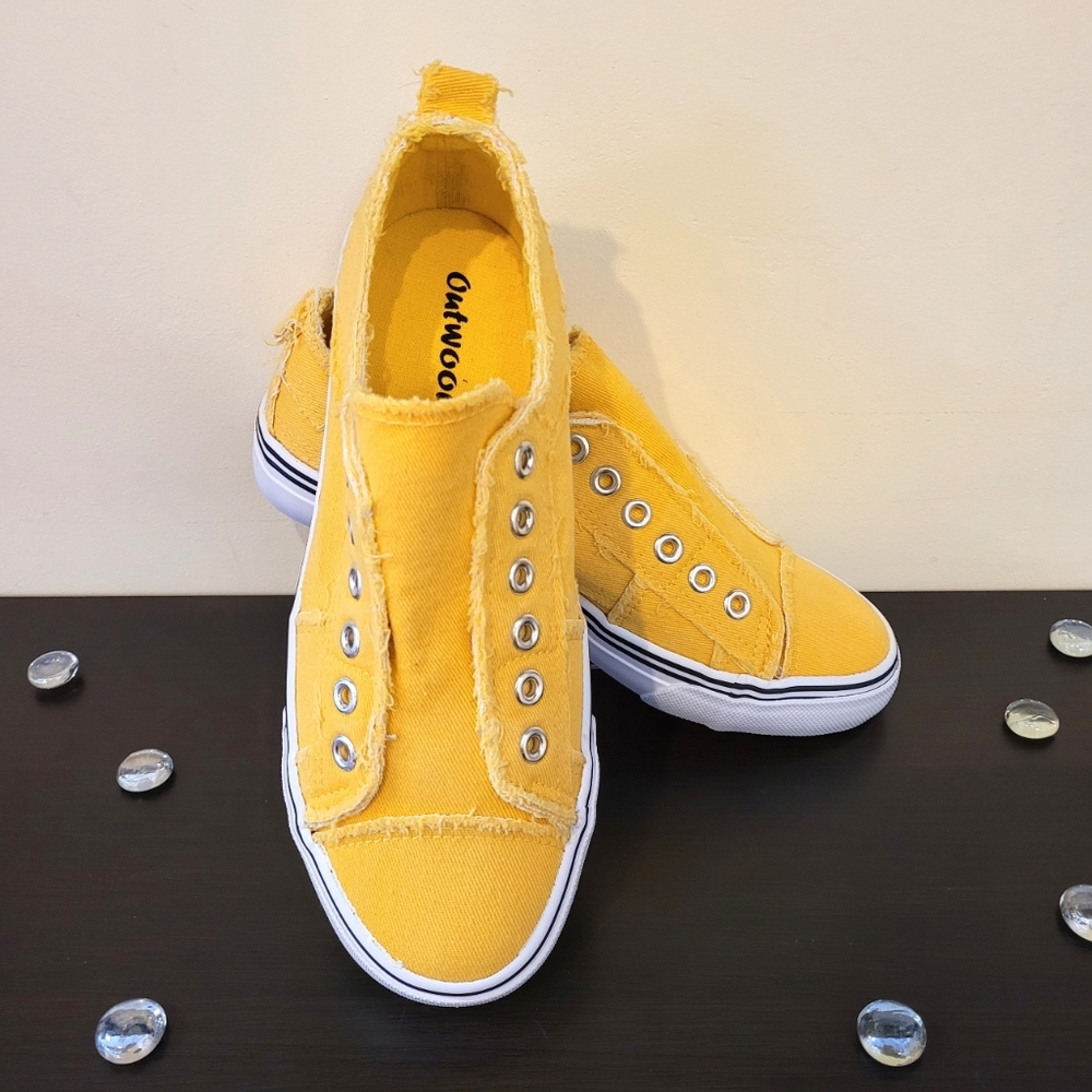 Outwoods Yellow Slip Tennis Shoes